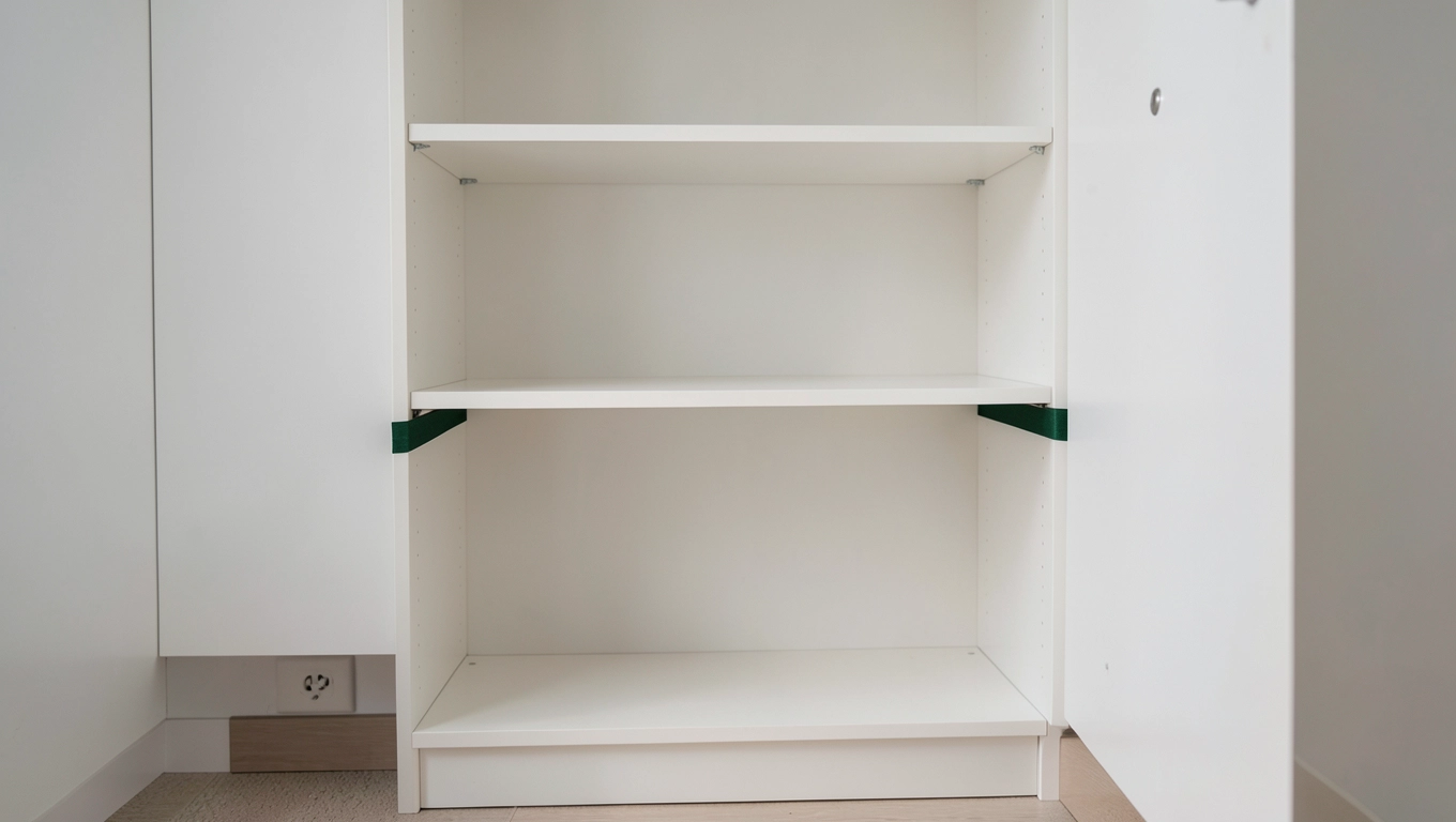 Bezpieczeństwo przy mocowaniu szafy bez wiercenia