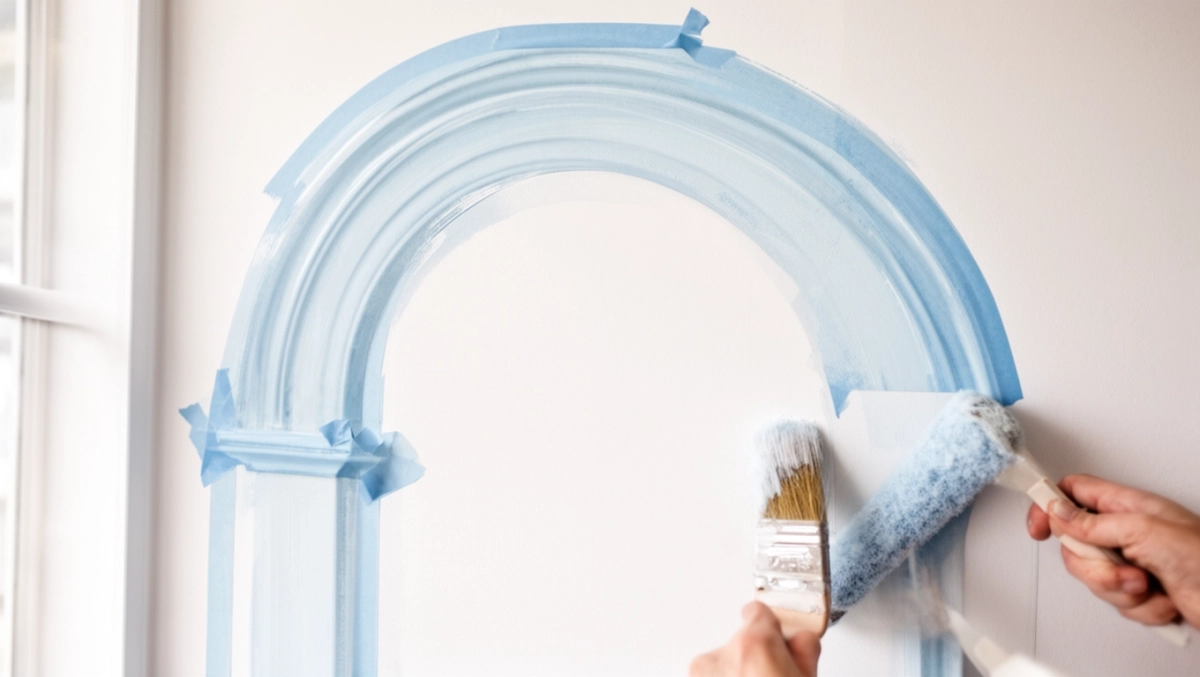 Jak namalować łuk na ścianie