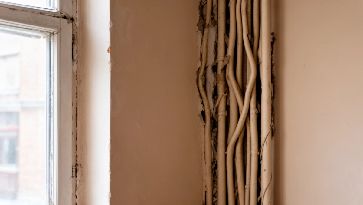 Jak zamaskować rury na ścianie