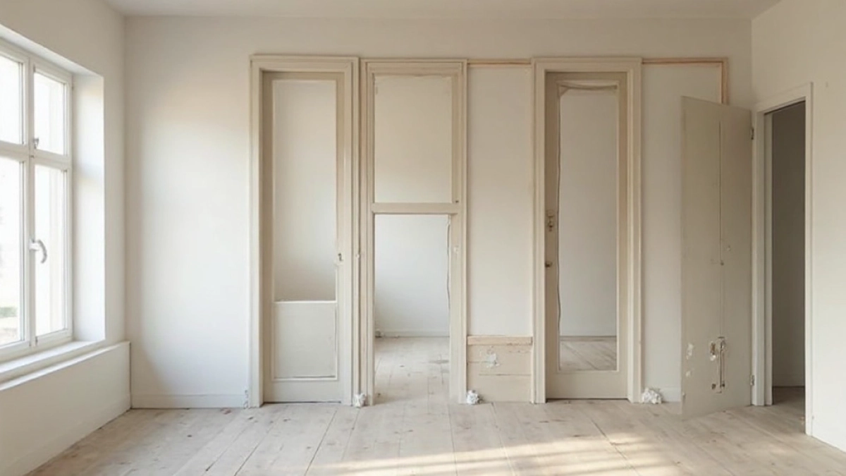 Jak zrobić ściankę działową z drzwiami