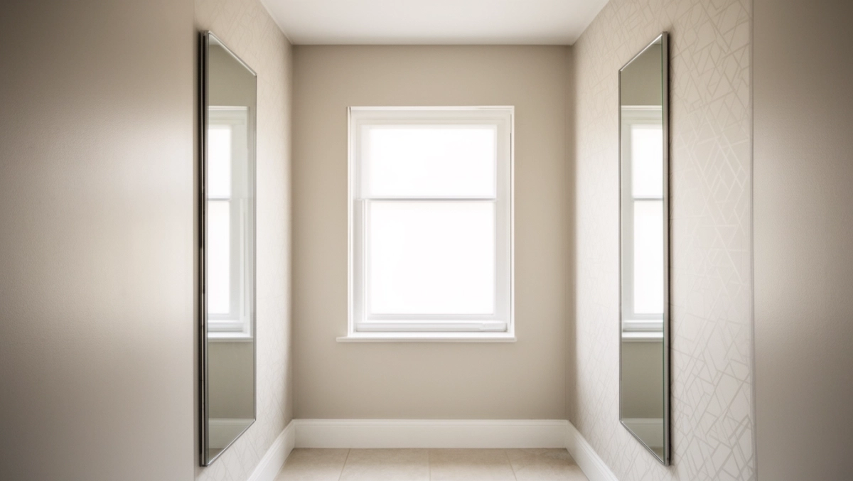 Pomysł na ściany w małym przedpokoju