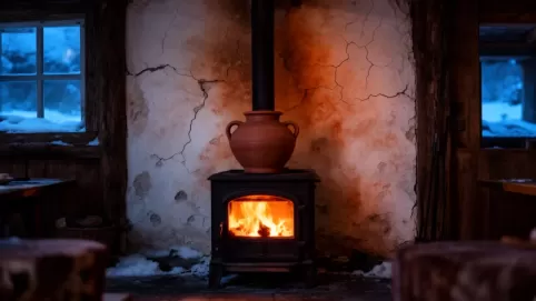 Co na ścianę za kominkiem kozą