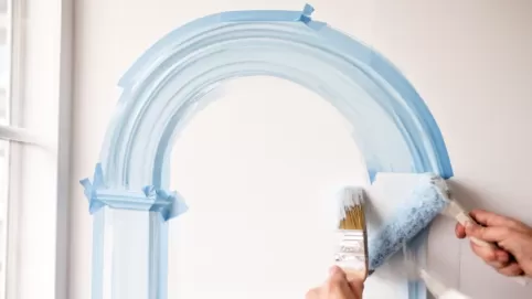Jak namalować łuk na ścianie