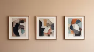 Jak powiesić 3 obrazy na ścianie