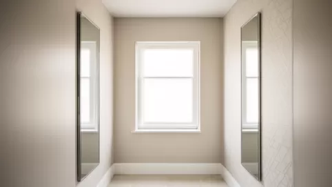 Pomysł na ściany w małym przedpokoju