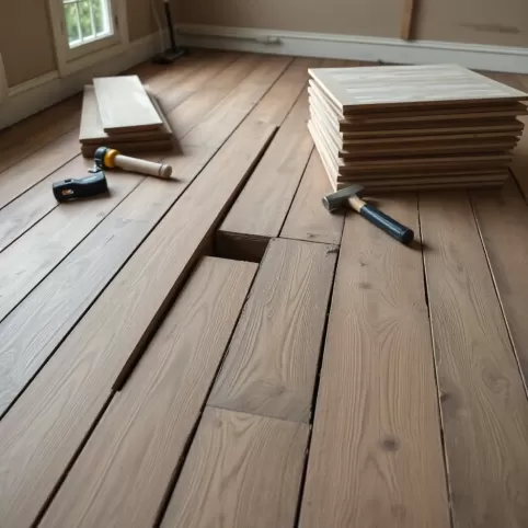 Remont starej podłogi na legarach