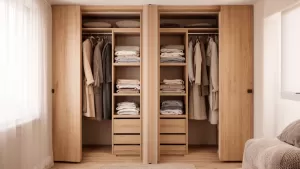 Szafa dwustronna zamiast ściany