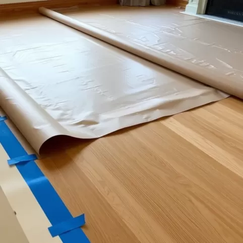 Zabezpieczenie podłogi drewnianej przed remontem