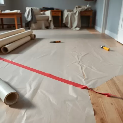 Zabezpieczenie podłogi podczas remontu